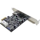 Sunrich U-720 2-Port USB 3.0 PCIe x1 Adapter Card for Fujitsu Primergy TX150