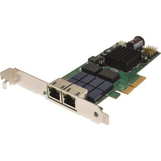 Interface Masters Niagara 2265 Dual-Port GE PCIe x4 Netzwerkkarte FP N2265B-Assm04-R