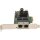 Interface Masters Niagara 2265 Dual-Port GE PCIe x4 Netzwerkkarte FP N2265B-Assm04-R