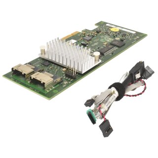 Fujitsu Primergy D2607-A21 GS1 Dual-Port 6Gb PCIe x8 SAS RAID Controller ohne Bracket + Kabel