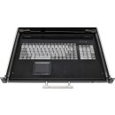 Haitwin-Delphin Korat 17" KVM Rack Console DE Keyboard +Rack Rails +PSU