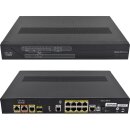 Cisco C891F-K9 8-Port RJ-45 GE 4x PoE integrated Services Router +SFP +WAN +ISDN no PSU