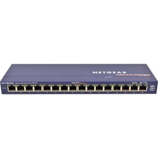 Netgear ProSafe GS116 16-Port RJ-45 GE Switch no AC Adapter