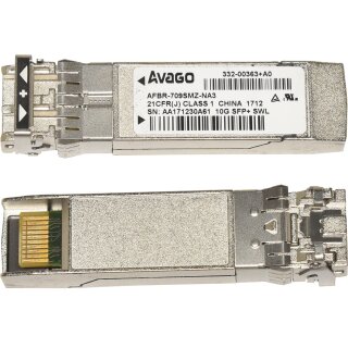 Avago AFBR-709SMZ-NA3/NA4 10G SFP+ 850nm 300m Transceiver 332-00279R6+A0