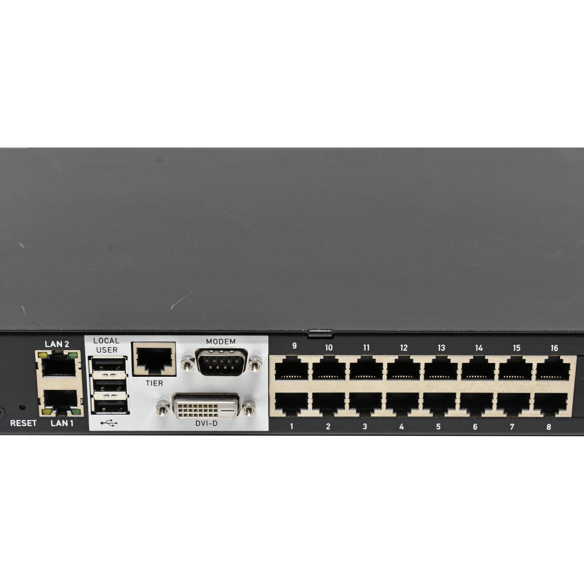 Raritan Dominion DKX3-116 16-Port KVM-over-IP Switch +Rack Ears ...