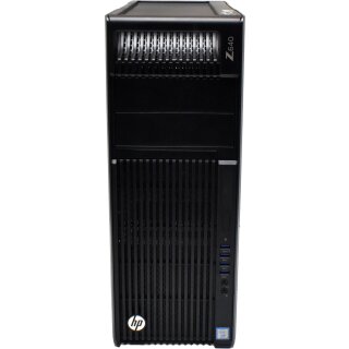 HP Z640 Workstation 2x Intel E5-2620 V4 CPU 256GB DDR4 RAM NVIDIA NVS 310 2x 3,5"