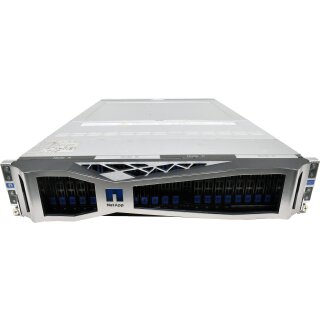 NetApp HCI Supermicro Node Server NAF-1701 3x Node 2x PSU 2200W CSE-217B 24x SFF 4x E5-2620 V4 2x Silver 4114 640GB RAM 4x 240GB M.2 SATA 8x 25GbE SFP28