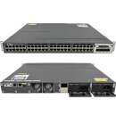 Cisco WS-C3560X-48T-S 48-Port RJ-45 GE Switch +Module C3KX-NM-1G 2x PSU Rack Ears