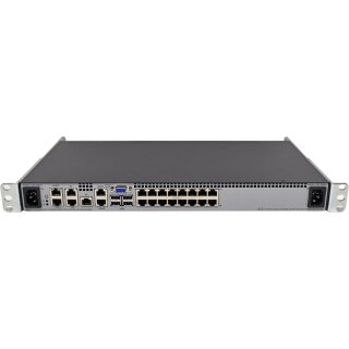 HP AF621A 2x1Ex16 KVM IP Console Switch G2 with Virtual Media CAC Software +Rack Ears