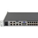 HP AF621A 2x1Ex16 KVM IP Console Switch G2 with Virtual Media CAC Software +Rack Ears