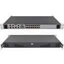 HP AF621A 2x1Ex16 KVM IP Console Switch G2 with Virtual Media CAC Software +Rack Ears