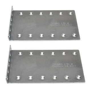 Cisco Foxconn 2U 19" Rack Mount Ears Bracket Kit 700-32843-01 für Nexus 5596 Chassis, N9K no Screws