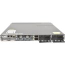 Cisco Catalyst WS-C3750X-48P-L 48-Port PoE+ GE Switch 2x PSU Rack Ears