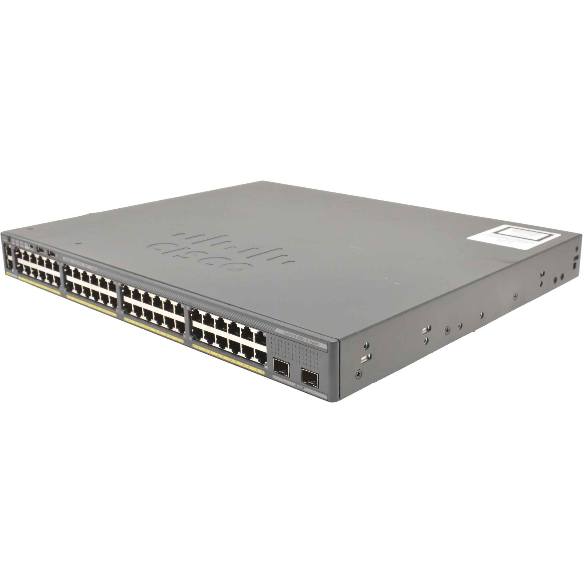 Cisco WS-C2960X-48FPD-L 48-Port PoE+ RJ-45 GE Switch 2x 10G SFP+ ...