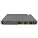 Cisco WS-C2960X-24PS-L 24-Port PoE+ GE Switch 4x SFP GE...