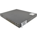 Cisco WS-C2960X-24PS-L 24-Port PoE+ GE Switch 4x SFP GE +Stack Module +Rack Ears