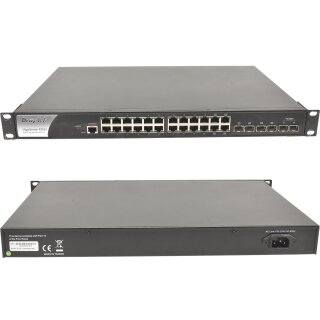 DrayTek VigorSwitch P2261 24-Ports GE RJ-45 6-Ports GE SFP Rack Ears