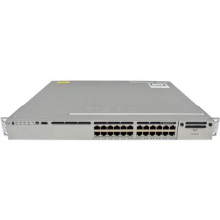 Cisco Catalyst WS-C3850-24P-S 24-Port PoE+ GE Switch 1x PSU Rack Ears