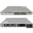 Cisco Catalyst WS-C3850-24P-S 24-Port PoE+ GE Switch 1x PSU Rack Ears