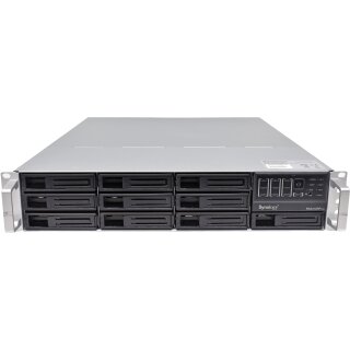 Synology RS3412RPxs 10-Bay 2U NAS Rack Station Intel Core i3 Dual-core 3.1GHz 2GB ECC DDR3 +Caddys