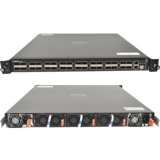 Dell Networking Switch S6000 03GP5T 32-Ports QSFP+ 10/40GbE Layer 2 No OS 2x PSU Rack Rails