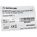 Dätwyler 30m 65373400DY Copper Patch Cord RJ-45 Cat.6A IEC blue NEW NEU