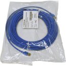 Dätwyler 20m 65373000DY Copper Patch Cord RJ-45 Cat.6A IEC blue NEW NEU