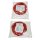 Dätwyler 10m 653676 Copper Patch Cord RJ-45 Cat.6A IEC red NEW NEU