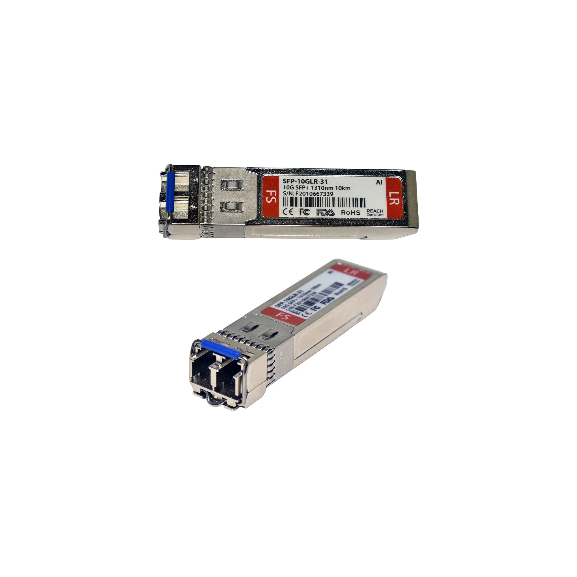 Fiberstore FS SFP-10GLR-31 10G 1310nm 10 km SFP+ LC Duplex Transceiver ...