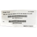 Hitachi 250V AC 10A IEC-60320-C14 TO IEC-60320-C13 2.5m 043-100210-04-UL-S black NEW NEU