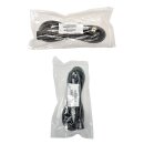 Hitachi 250V AC 10A IEC-60320-C14 TO IEC-60320-C13 2.5m 043-100210-04-UL-S black NEW NEU