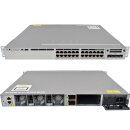 Cisco Catalyst WS-C3850-24P-E 24-Port PoE+ GE Switch + Module C3850-NM-4-1G 1x PSU Rack Ears