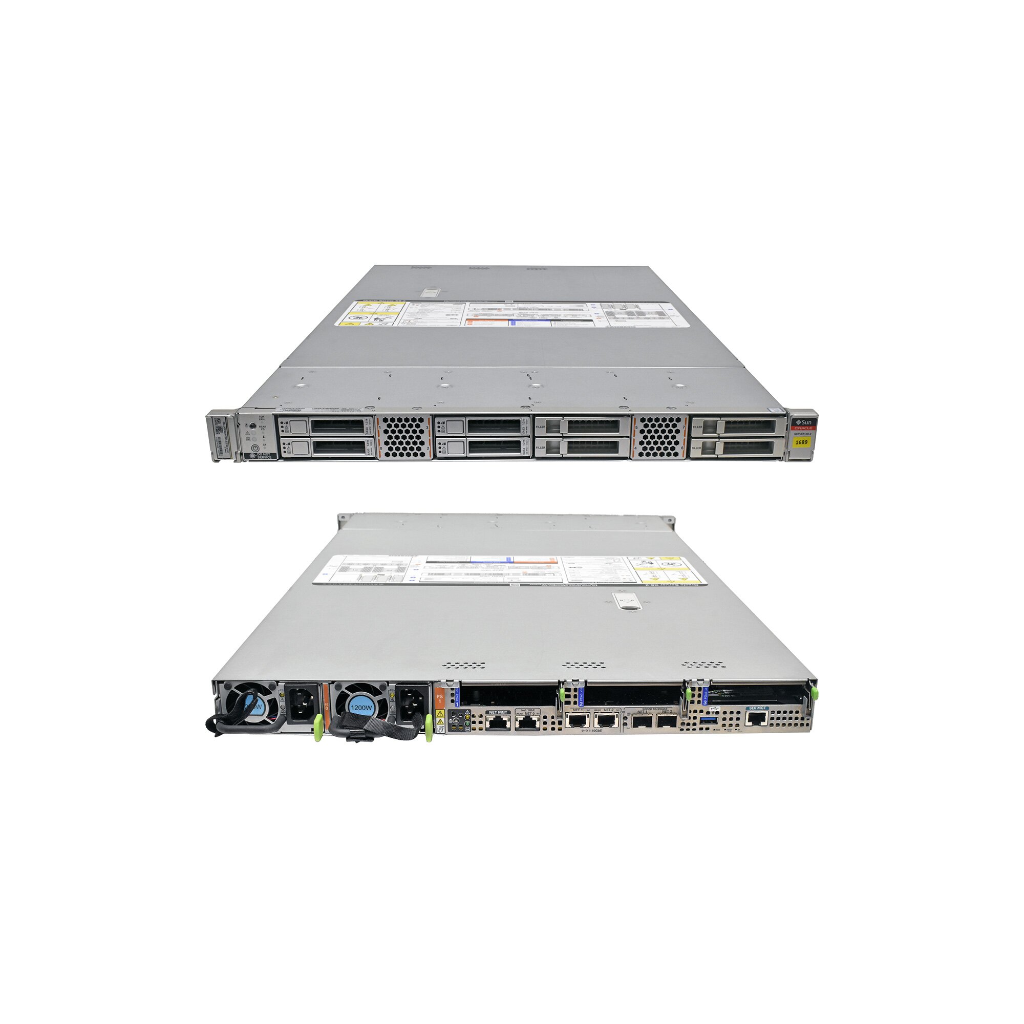 Sun Oracle X8-2 Rack Server 2x Gold 6140 128 GB RAM 8x SFF 2,5 ohne HDD ...