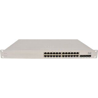Cisco Meraki MS220-24 24-Ports RJ-45 GE 4-Ports SFP GE Cloud Managed Switch