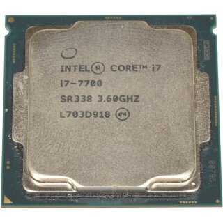 Intel Core Processor i7-7700 Quad Core 3.60GHz 8MB Cache LGA1151 SR338