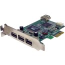 StarTech PEXUSB4DP 6212E 4-Port USB PCIe x1 Interface...