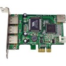 StarTech PEXUSB4DP 6212E 4-Port USB PCIe x1 Interface Card LP