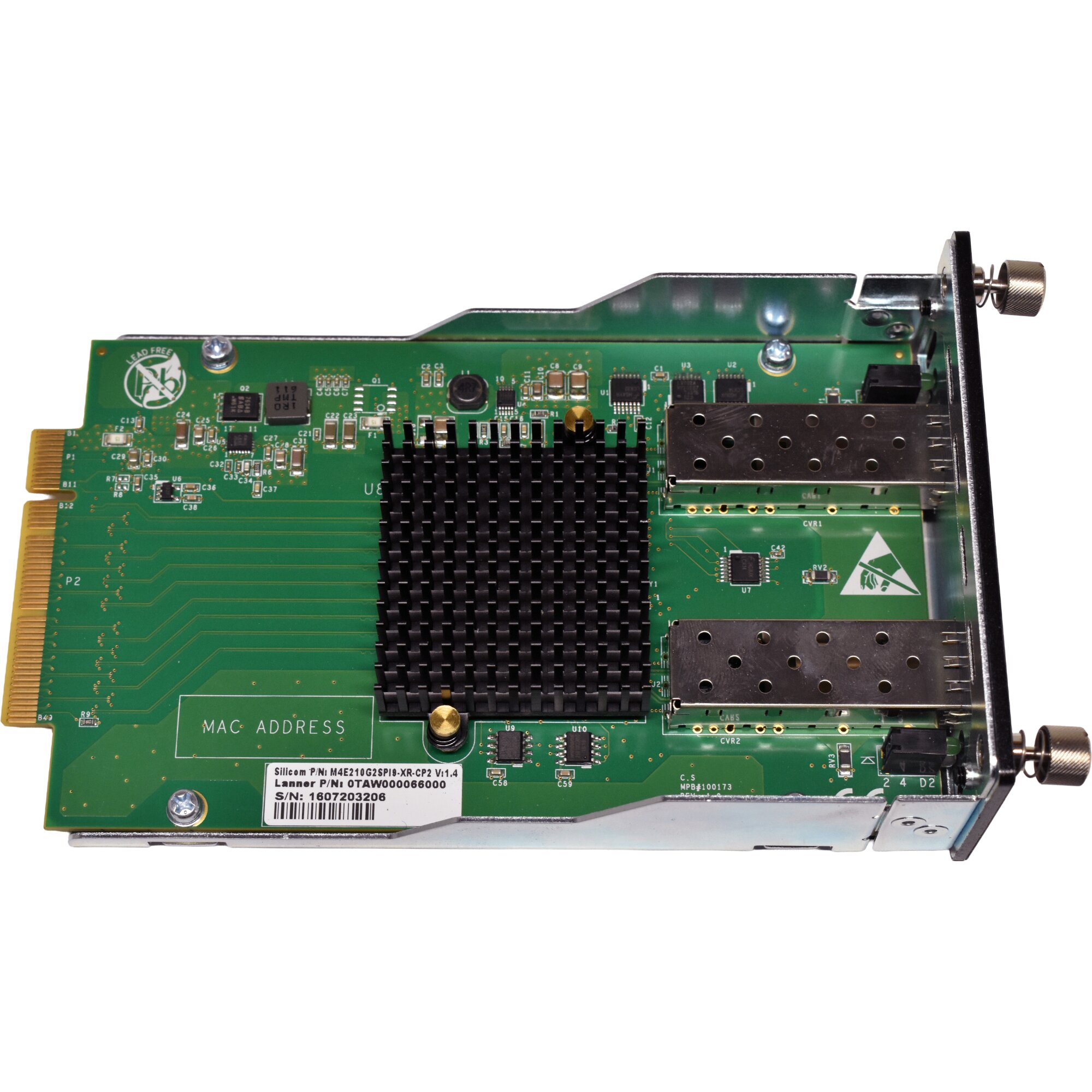 CheckPoint M4E210G2SPI9-XR-CP2 Dual-Port SFP+ 10GE Network Interface ...