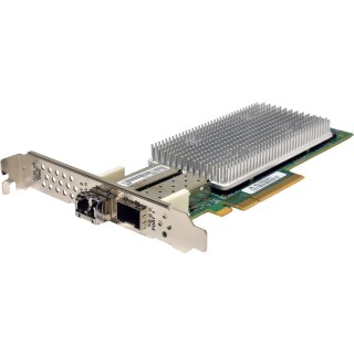 NetApp QLogic QLE2672 111-00910+B0 Dual-Port 16G SFP+ FC Server Adapter PCIe 3.0 x8 FP +Mini GBIC
