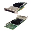 Intel X710-DA4 EX710DA4G1P5 Quad-Port SFP+ 10GE Network Adapter PCIe 3.0 x8 LP