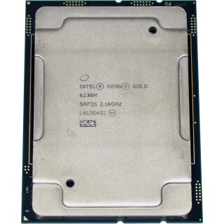 Intel Xeon Gold Processor 6238M 22-Core 2.10 GHz 30,25 MB Cache SRFQ1 FCLGA3647
