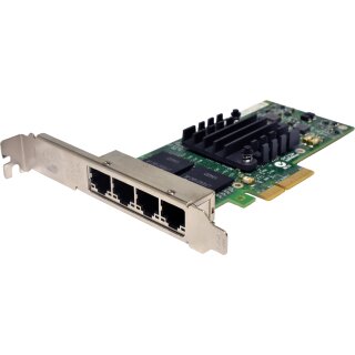 Intel i340-T4 E1G44HTBLK 904223 4-Port GE RJ-45 PCIe 2.0 x4 Server Adapter FP