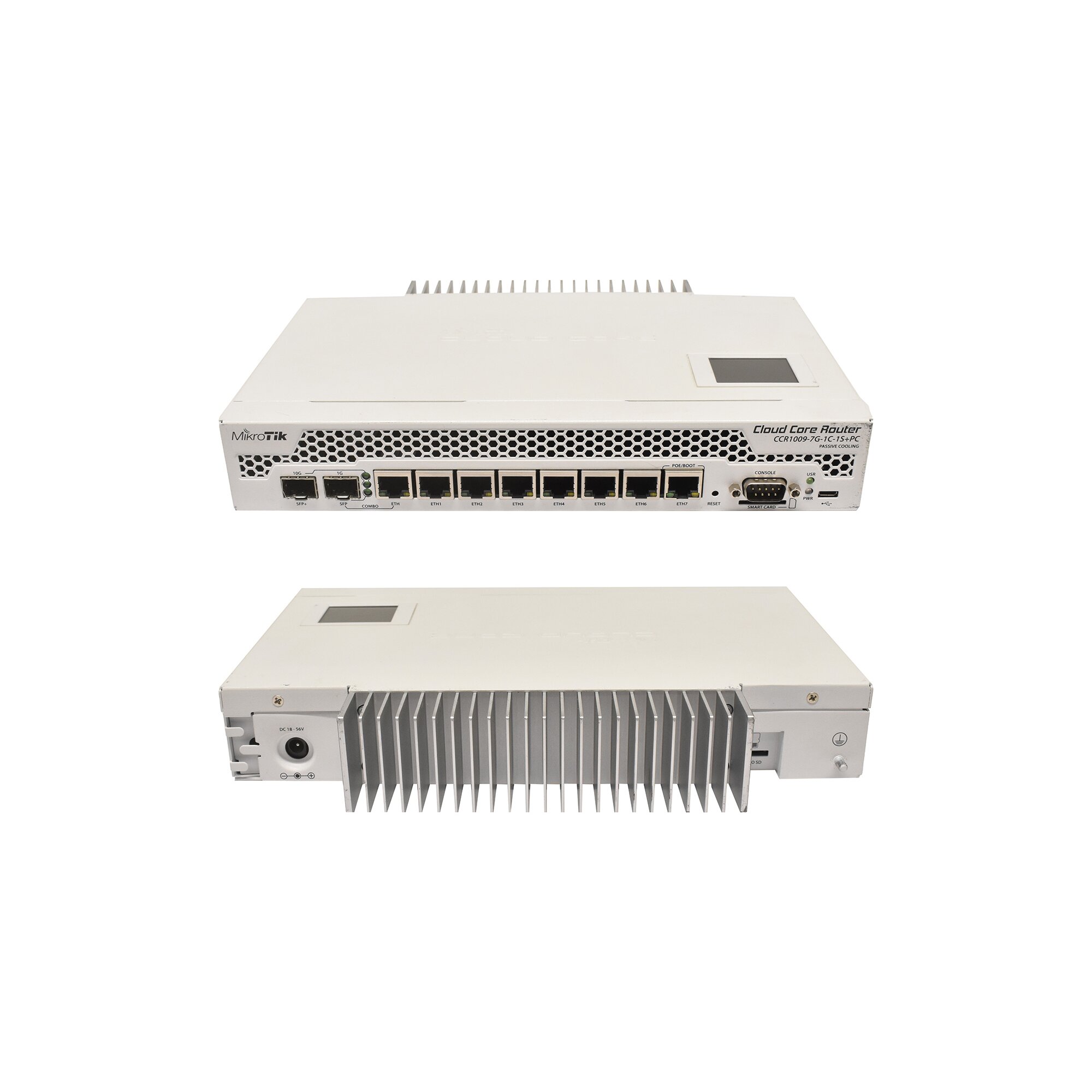 MikroTik Cloud Core Router CCR1009-7G-1C-1S+PC 7-Port 1G RJ-45 1-Port ...