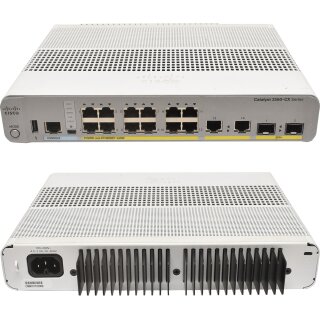 Cisco Catalyst WS-C3560CX-12PD-S 12-Port PoE+ 1G 2x SFP+ 10G 2x RJ-45 1G Ethernet Switch