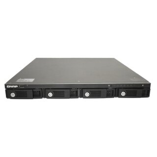 QNAP TS-419U NAS Server Marvell 1.2GHz 512MB RAM Ohne HDD 4Bay Mit Rahmen 2x eSATA