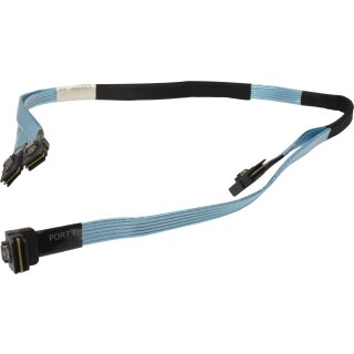 HP SAS Kabel 2x SFF-8087 (gerade) / 2x SFF-8087 (winkel) 80cm für DL360 G9/G10 869662-001 875566-001