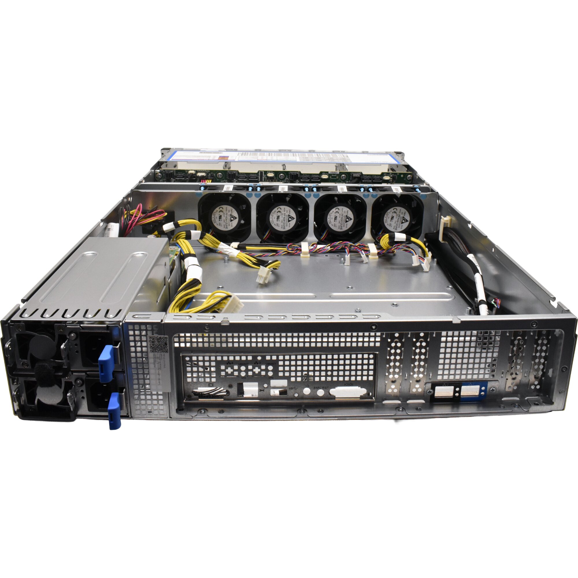 ATX 2HE Rack Server Chassis 12x 3,5 Zoll HDD Bay 4x Fan 2x PSU ...