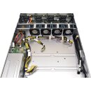 ATX 2HE Rack Server Chassis 12x 3,5 Zoll HDD Bay 4x Fan 2x PSU mit Rackmontage Kit