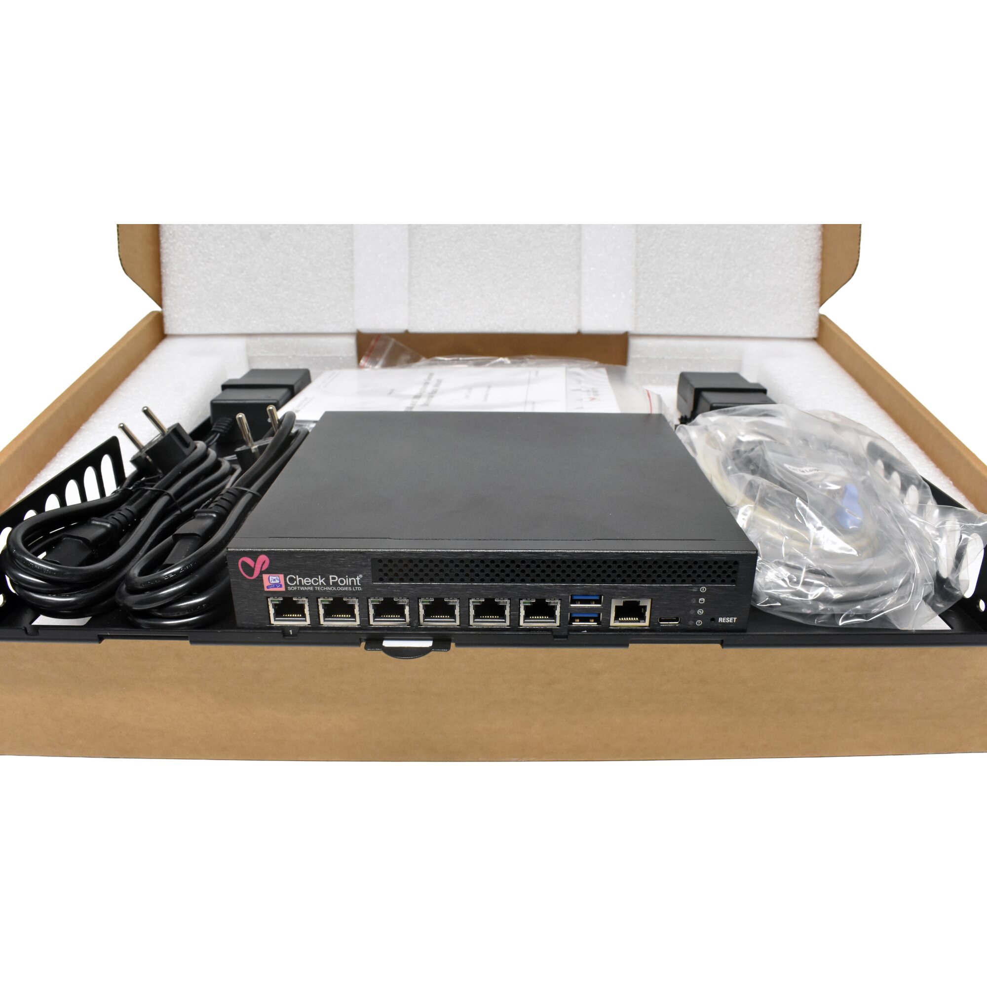 Qb6512 Rack Check Point QB-1 Quantum 3600 Security Gateway Kit +Rack Mount Shelf ...