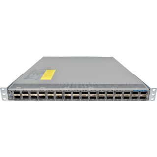 Cisco Nexus N9K-C93180LC-EX 32x 40/50G QSFP+ or 18x 100 QSFP28 GE Switch Rack Ears blue PSUs